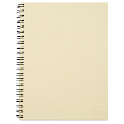 Delfonics Rollbahn Classic Spiral Notebook - Sky Blue, A5, open