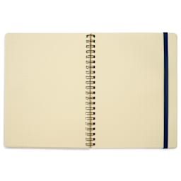 Delfonics Rollbahn Classic Spiral Notebook - Light Purple, A5, open