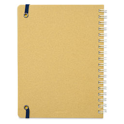 Delfonics Rollbahn Clear Plastic Notebook - 5-1/2" x 7", Green, back cover