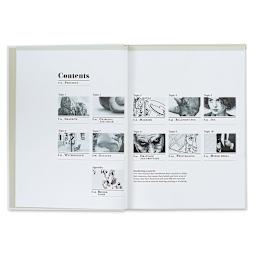 Exploring Black and White: Drawing and Painting Techniques - Inside spread of Table of Contents