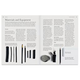 Charcoal: Techniques and Tutorials for the Complete Beginner - Spread of Materials needed