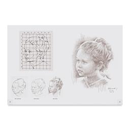 Drawing People Using Grids (face of a child)