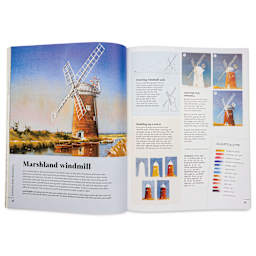 Paint 50 Landscapes, Marshland windmill