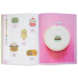 Cute Kawaii Cross Stitch, macaron