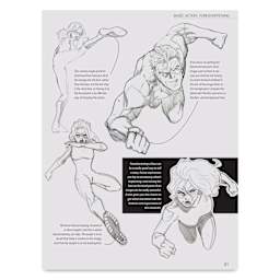 Draw Comic Book Action, foreshortening
