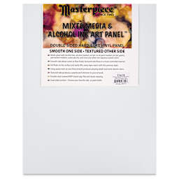 Masterpiece Mixed Media and Alcohol Ink Art Panel - 11" x 14"