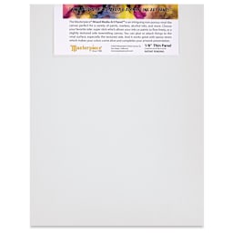 Masterpiece Mixed Media and Alcohol Ink Art Panel - 11" x 14" back