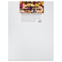 Masterpiece Mixed Media and Alcohol Ink Art Panel - 14" x 18"