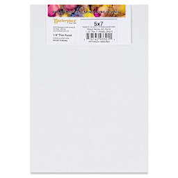 Masterpiece Mixed Media and Alcohol Ink Art Panel - 5" x 7" back