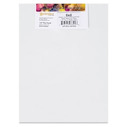 Masterpiece Mixed Media and Alcohol Ink Art Panel - 6" x 8" back