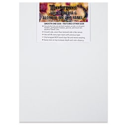 Masterpiece Mixed Media and Alcohol Ink Art Panel - 6" x 8"