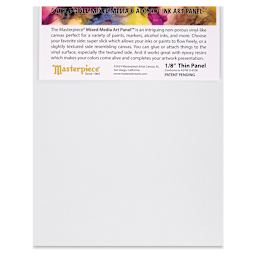 Masterpiece Mixed Media and Alcohol Ink Art Panel - 8" x 10" back