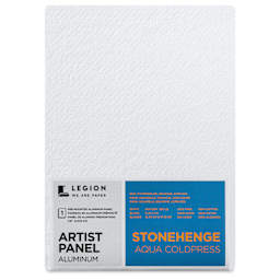 Legion Stonehenge Aqua Aluminum White Panel - 5" x 7"