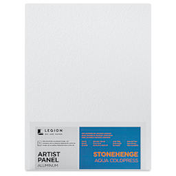 Legion Stonehenge Aqua Aluminum White Panel - 12" x 16", front of packaging