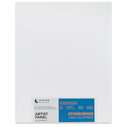 Legion Stonehenge Aqua Aluminum White Panel - 16" x 20", front of packaging