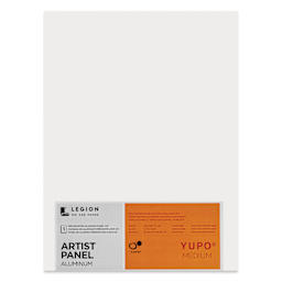 Legion Yupo Aluminum Artist Panel - 12" x 16", 1/8", front of packaging