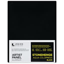 Legion Stonehenge Aqua Aluminum Black Panel - 5" x 7"