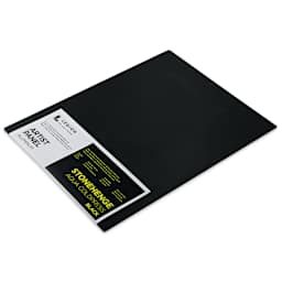 Legion Stonehenge Aqua Aluminum Black Panel - 12" x 16" side view