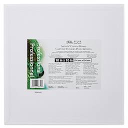 Winsor & Newton Professional Artists’ Canvas Board - 10" x 10" back