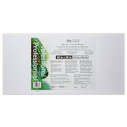 Winsor & Newton Professional Artists’ Canvas Board - 10" x 20" back