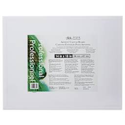 Winsor & Newton Professional Artists’ Canvas Board - 14" x 18" back