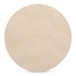 Apollon Gotrick Round Wood Panel - 4" Dia, 7/8" Profile front without label