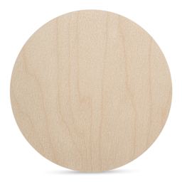 Apollon Gotrick Round Wood Panel - 6" Dia, 7/8" Profile front without label