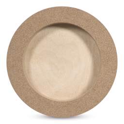 Apollon Gotrick Round Wood Panel - 6" Dia, 7/8" Profile back view