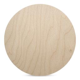 Apollon Gotrick Round Wood Panel - 8" Dia, 7/8" Profile front without label