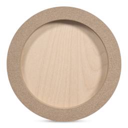 Apollon Gotrick Round Wood Panel - 8" Dia, 7/8" Profile back view