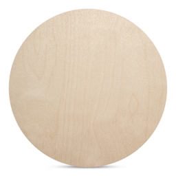 Apollon Gotrick Round Wood Panel - 12" Dia, 7/8" Profile front without label