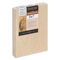 Apollon Gotrick Cradled Wood Panel - 5" x 7", 1" Profile