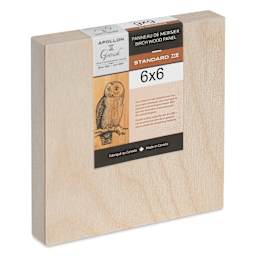 Apollon Gotrick Cradled Wood Panel - 6" x 6", 1" Profile