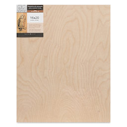 Apollon Gotrick Cradled Wood Panel - 16" x 20", 1" Profile front with label