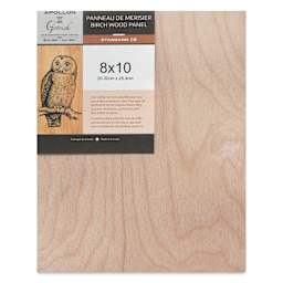 Apollon Gotrick Cradled Wood Panel - 8" x 10", 1" Profile back