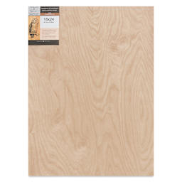 Apollon Gotrick Cradled Wood Panel - 18" x 24", 1" Profile front with label