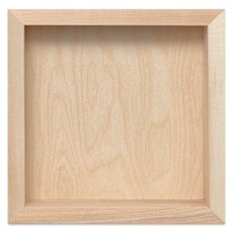 Apollon Gotrick Cradled Wood Panel - 10" x 10", 1-5/8" Profile back view