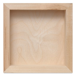 Apollon Gotrick Cradled Wood Panel - 8" x 8", 1-5/8" Profile back view