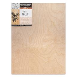 Apollon Gotrick Cradled Wood Panel - 12" x 16", 1-5/8" Profile front with label
