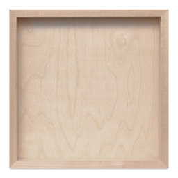 Apollon Gotrick Cradled Wood Panel - 16" x 16", 1-5/8" Profile back view