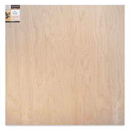 Apollon Gotrick Cradled Wood Panel - 36" x 36", 1-5/8" Profile front with label