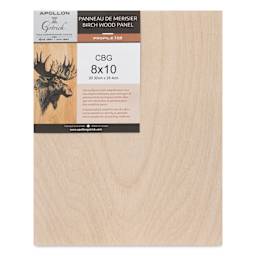 Apollon Gotrick Cradled Wood Panel - 8" x 10", 1-5/8" Profile front with label