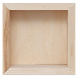 Apollon Gotrick Cradled Wood Panel - 8" x 8", 2-5/8" Profile back view