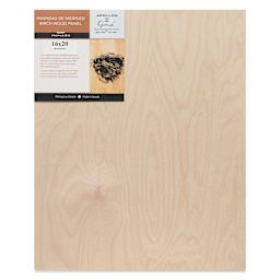 Apollon Gotrick Cradled Wood Panel - 16" x 20", 2-5/8" Profile front with label