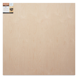 Apollon Gotrick Cradled Wood Panel - 48" x 48", 2-5/8" Profile front with label