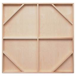 Apollon Gotrick Cradled Wood Panel - 48" x 48", 2-5/8" Profile back view