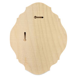 Trekell Gothic Wood Floater Panel - Gothic Portrait, 8" x 10", 1/2" Profile, back of panel