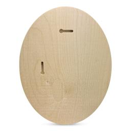 Trekell Oval Wood Floater Panels - 7-1/2" x 10" with 1/2" Profile back with keyhole hangers
