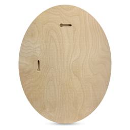 Trekell Oval Wood Floater Panels - 9" x 12" with 1/2" Profile back with keyhole hangers