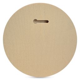 Trekell Round Wood Floater Panel - 5" Dia, 1/2" Profile, back